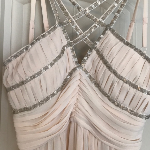 Cream Prom dress - Picture 2 of 4